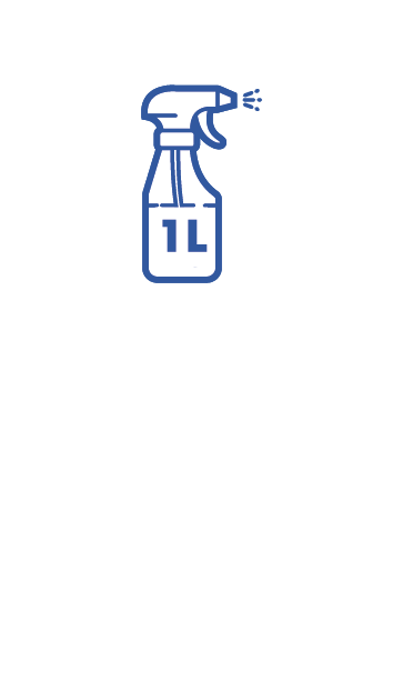 Spray reconstitué avec produit concentré Ultradrop